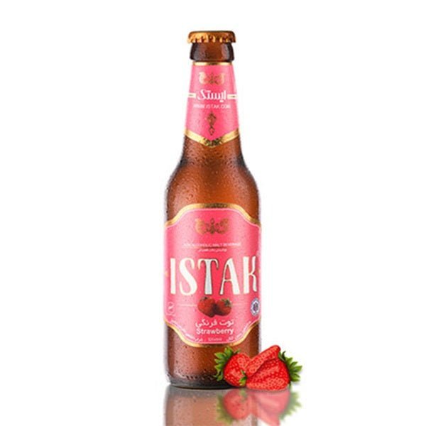 Istak Strawberry Malt Drink, 320mL