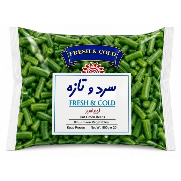 Fresh & Cold Frozen Cut Green Beans, 400gr