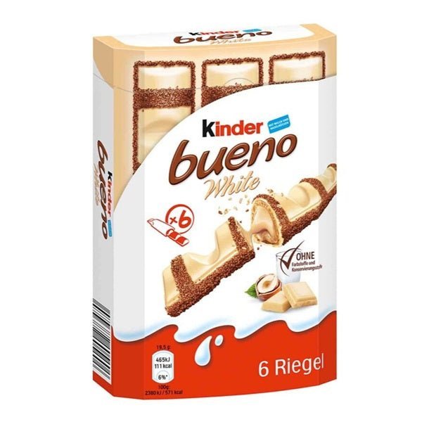 Kinder Bueno White Chocolate, 6*117gr