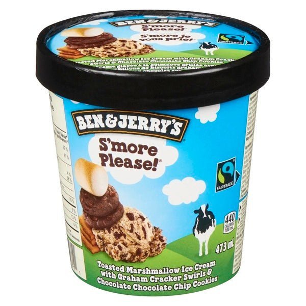 Ben and Jerry's Ice Cream Oh Cone-ada, 473ml