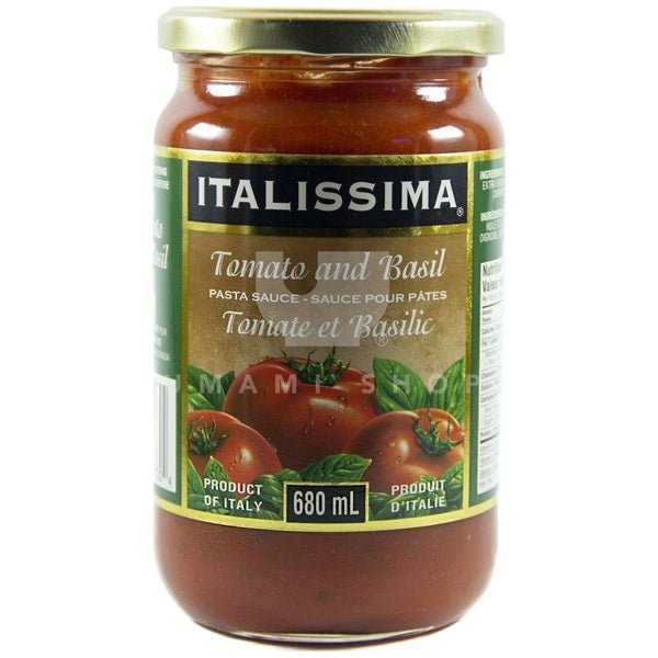 Italissima Tomato & Basil Pasta Sauce, 680ml