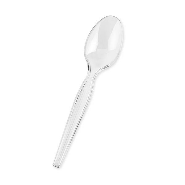 V-Plastic Spoons, 25pcs