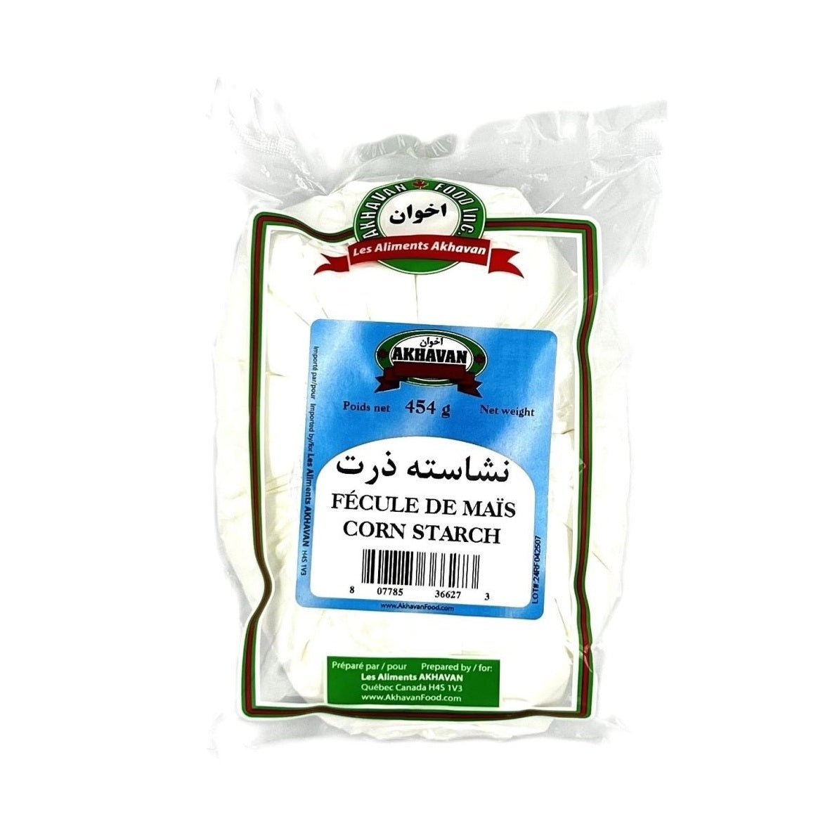 Akhavan Corn Starch, 454gr