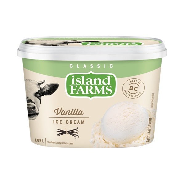 Island Farms Vanilla Ice Cream, 1.65L