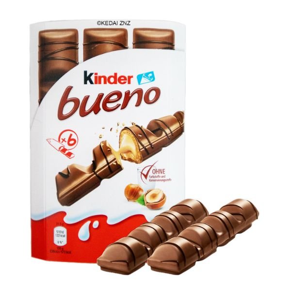 Kinder Bueno Chocolate, 6, 129gr