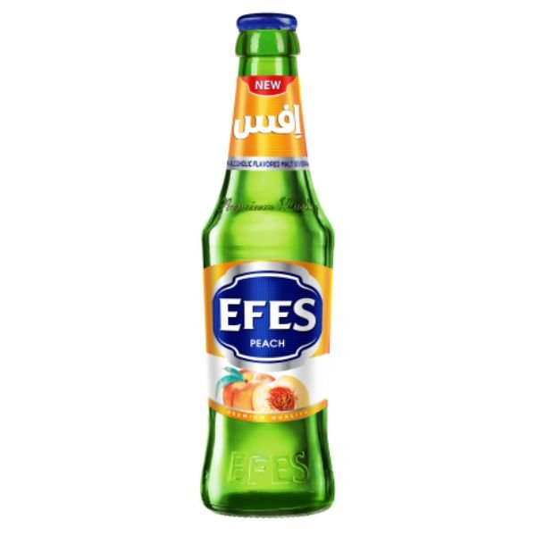 Efes Peach Malt Drink, 330mL