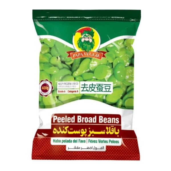 Papa Veggie Peeled Broad Beans, 400gr