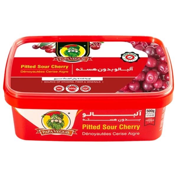 Papa Veggie Pitted Sour Cherry, 500gr