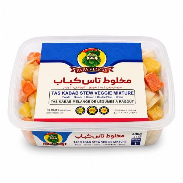 Papa Veggie Tas Kabab Stew Veggies Mixture, 400gr