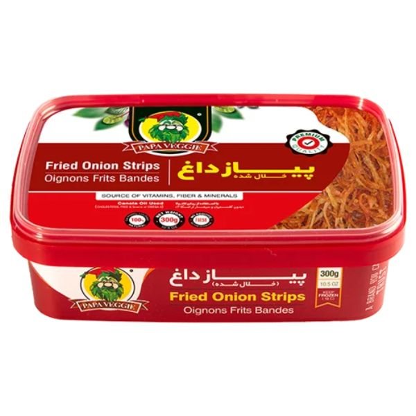 Papa Veggie Fried Onion Strips, 300gr