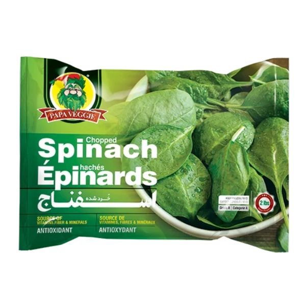 Papa Veggie Chopped Spinach, 2lb
