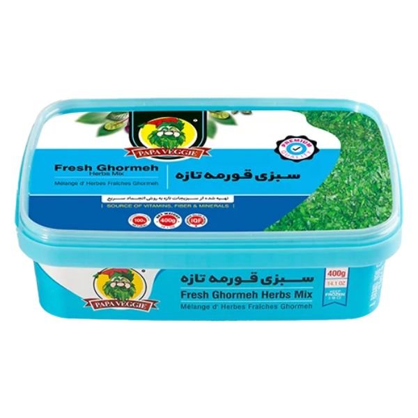 Papa Veggie Fresh Ghormeh Herbs Mix, 400gr