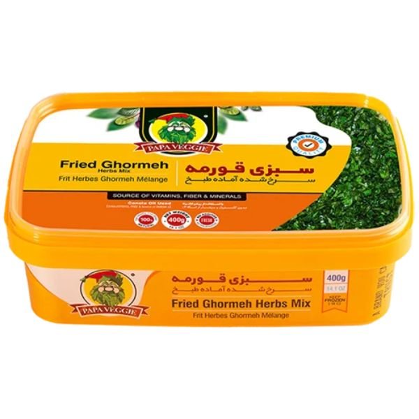 Papa Veggie Fried Ghormeh Herbs Mix, 400gr