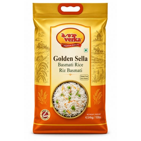 Verka Golden Sella Basmati Rice, 10lb