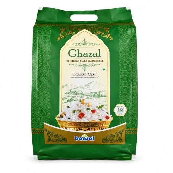 Ghazal 1121 Indian Sella Basmati Rice, 10lbs