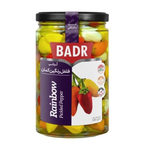Badr Rainbow Pickled Pepper, 430gr