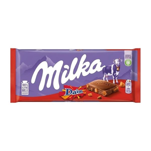 Milka Chocolate Daim, 100gr