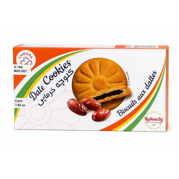 Koloochi Date Cookies, 4pc