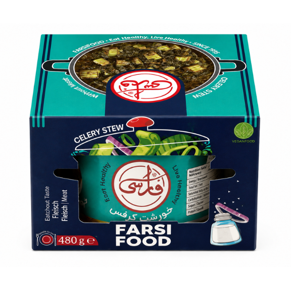 Farsi Canned Meatless Celery Stew, 480gr