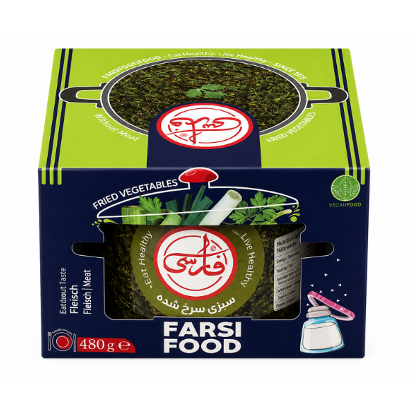 Farsi Canned Fried Ghormeh Sabzi Herbs, 480gr