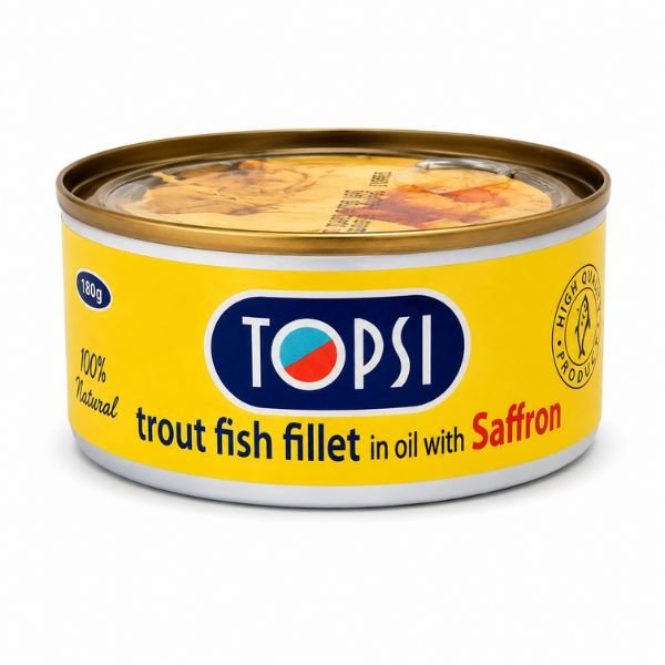 Topsi Trout Fillet with Saffron, 180gr