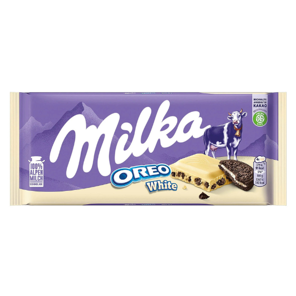 Milka Chocolate Oreo White, 100gr