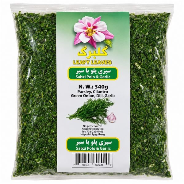 Golbarg Sabzi Polo & Garlic, 350gr