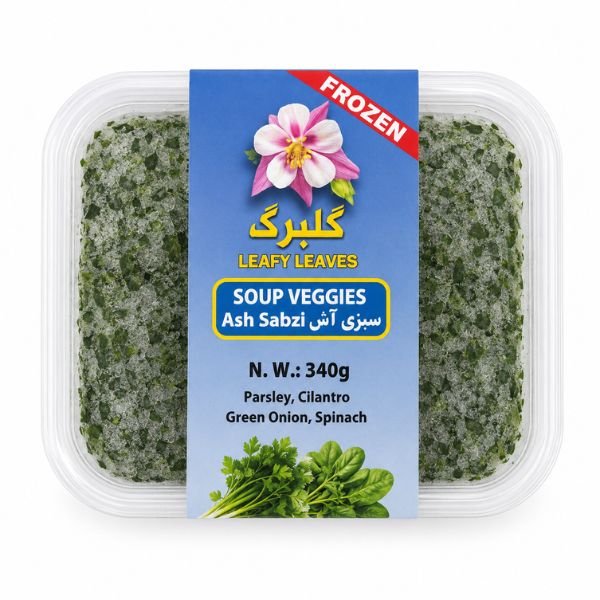 Golbarg Frozen Ash Sabzi, 340gr