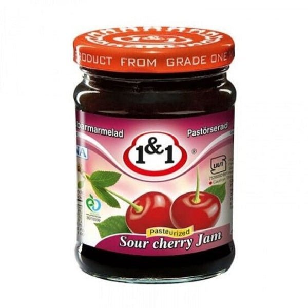 1&1 Sour Cherry Jam, 350gr