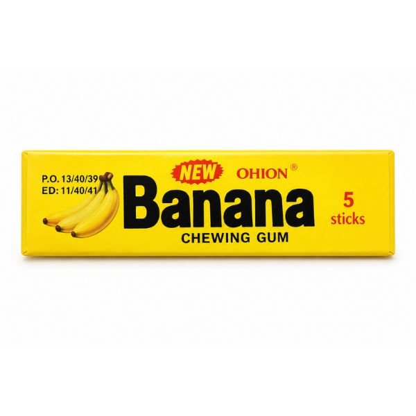 Chewing Gum Banana 5 sticks