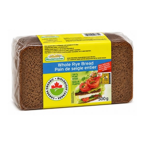 Mestemacher Whole Rye Bread, 500gr
