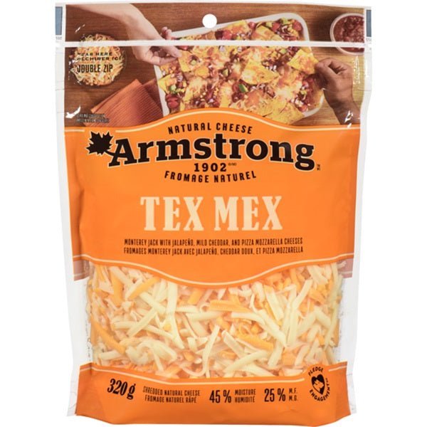Armstrong Tex Mex Shredded Cheese, 320g