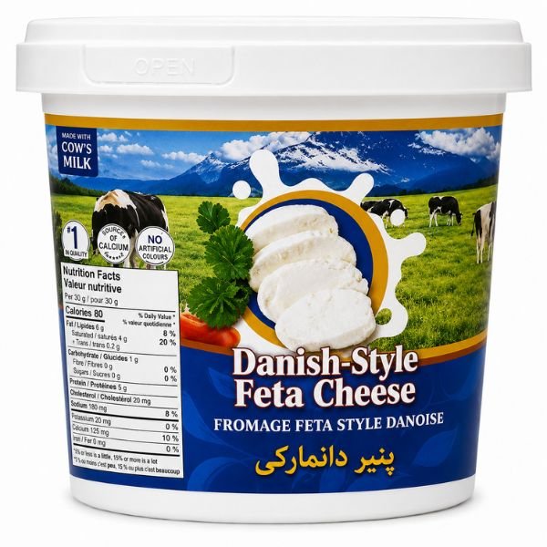 Navarino Danish Style Feta Cheese, 1Kg