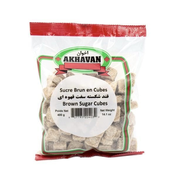 Akhavan Brown Cube Sugar, 400gr
