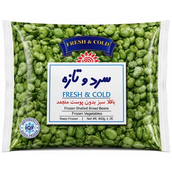 Fresh & Cold Frozen Shelled Broad Bean, 400gr
