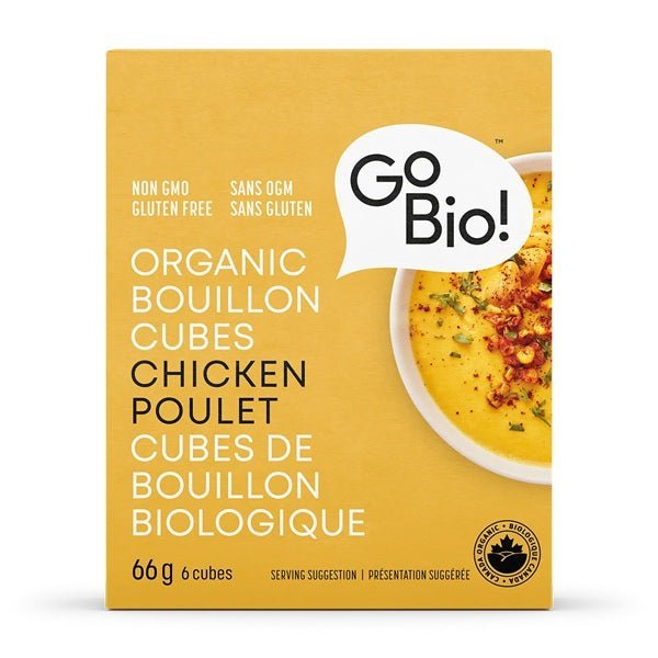 Go Bio Chicken Organic Bouillon, 6 cubes